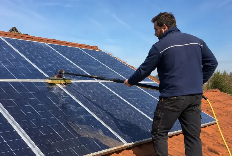 Nettoyage et entretien de panneaux solaires à Alixan